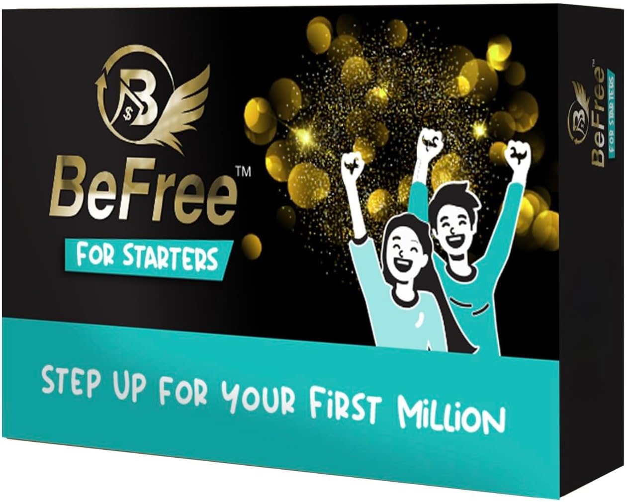 BeFree for Starters - Financial Literacy, Math & Fun Card Game for Family, Teens & Adults | Cool Life Learning: Earn, Count & Play Money, Invest, Make Deals, Cover Assets, Manage Cash Flow & Payday