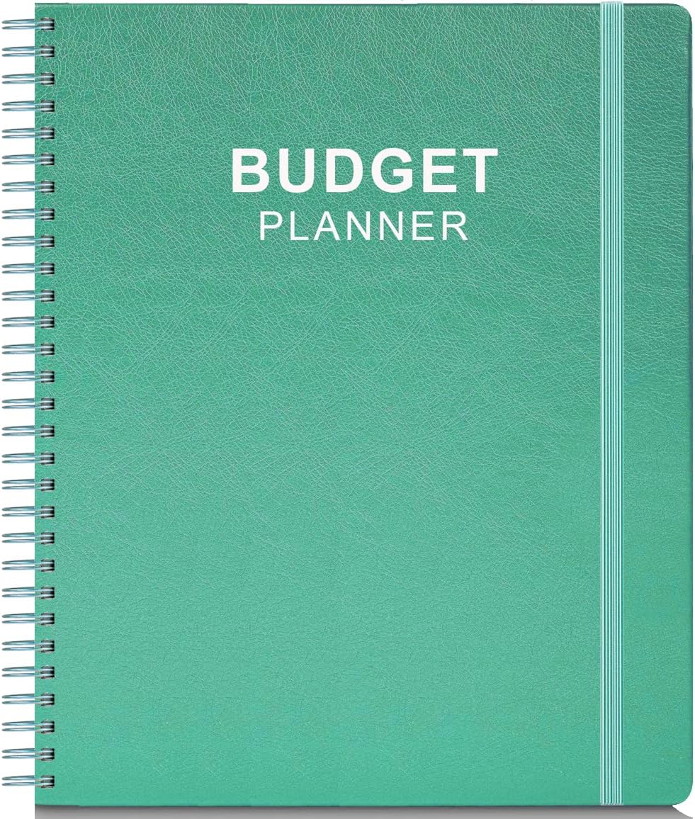 Budget Planner & Monthly Bill Organizer with Pockets. Expense Tracker Notebook, Budgeting Journal and Financial Planner Budget Book to Control Your Money, 8